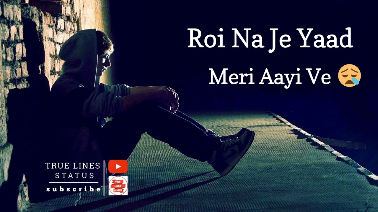 Roi Na Je Yaad Meri Aayi Ve Status Video