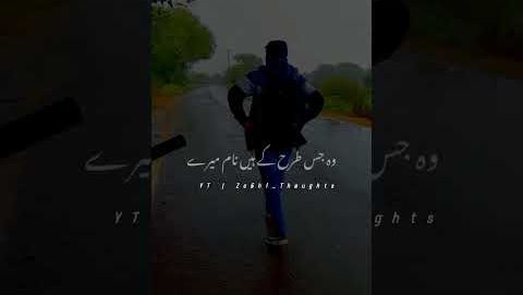 Romantic Urdu Poetry Whatsapp Status Video